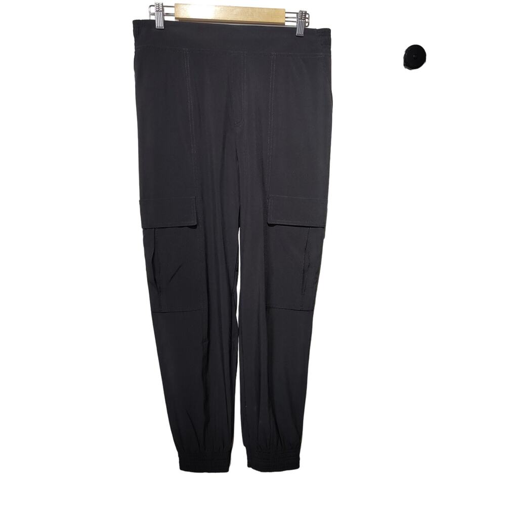 Athleta Womens Sz 8 Black Chelsea Utility Cargo Jogger Athletic Athleisure Pants